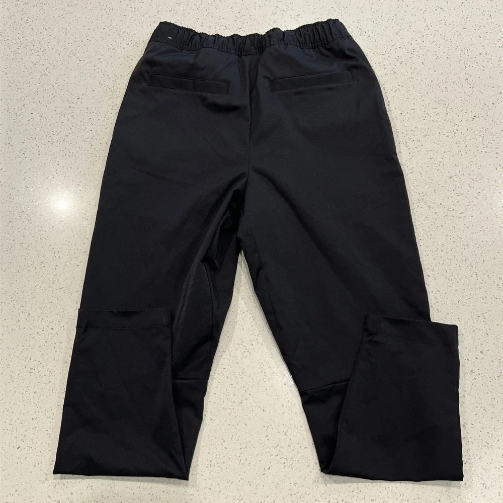 Nike Club Woven Black Tapered Leg Pants DX0623-010 Men's Size S Regular Length